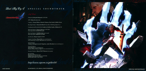 V.A Devil May Cry 4 SPECIAL SOUNDTRACK Booklet Front & Back.jpg