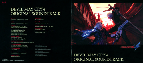 V.A. Devil May Cry 4 Original Soundtrack Booklet Front & Back.jpg