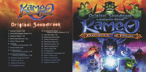 Steve Burke Kameo: Elements of Power Original Soundtrack Booklet Front & Back.jpg