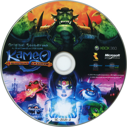 Steve Burke Kameo: Elements of Power Original Soundtrack Disc.jpg