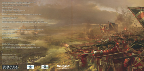 Stephen Rippy & Kevin McMullan Age of Empires III Original Soundtrack Booklet p. 01-02.jpg