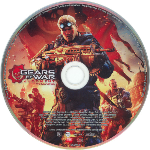 Steve Jablonsky & Jacob Shea Gears of War: Judgment The Soundtrack Disc.jpg
