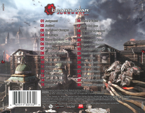 Steve Jablonsky & Jacob Shea Gears of War: Judgment The Soundtrack back.jpg