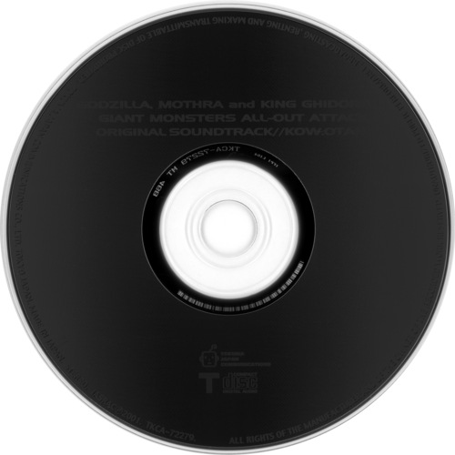 Kow Otani Godzilla, Mothra And King Ghidorah: Giant Monsters All-Out Attack Original Soundtrack Disc.jpg