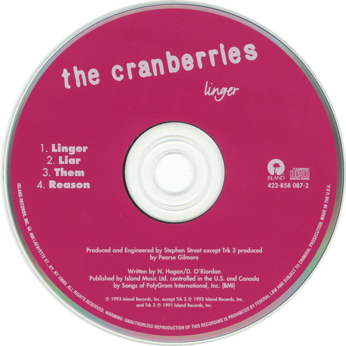 Cranberries Linger Disc.jpg