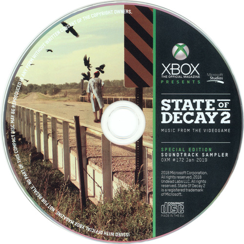 Jesper Kyd State Of Decay 2 (Special Edition Soundtrack Sampler) Disc.jpg
