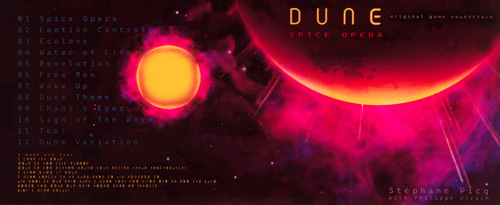 EXXOS (Stephane Picq with Philippe Ulrich) Dune Spice Opera 2024 Remaster Booklet Front & Back.jpg