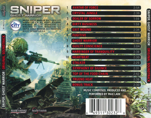 Max Lade Sniper։ Ghost Warrior Original Soundtrack back.jpg