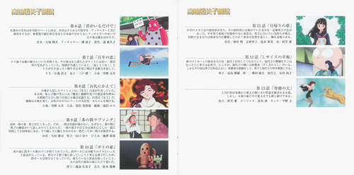 AGENT-MR & Sueaki Harada Rumiko Takahashi Anthology Original Soundtrack Booklet p. 03-04.jpg