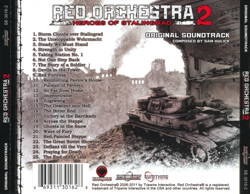 Sam Hulick Red Orchestra 2: Heroes Of Stalingrad Original Soundtrack back.jpg