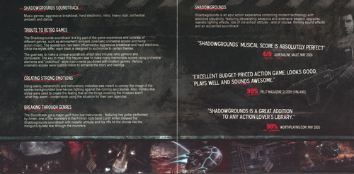 Ari Pulkkinen Shadowgrounds Original Soundtrack Booklet p. 01-02.jpg