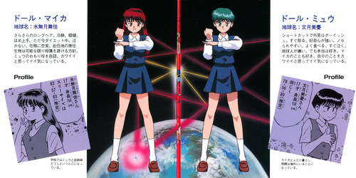 Cast Rakushou! Hyper♥Doll Image Album Booklet p. 07-08.jpg