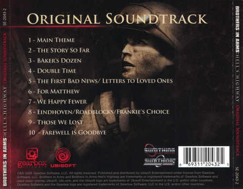 Ed Lima & Duncan Watt Brothers In Arms։ Hell's Highway Original Soundtrack back.jpg