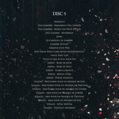 Lorien Testard & Alice Duport-Percier Clair Obscur: Expedition 33 Original Soundtrack Disc 5 Back.jpg