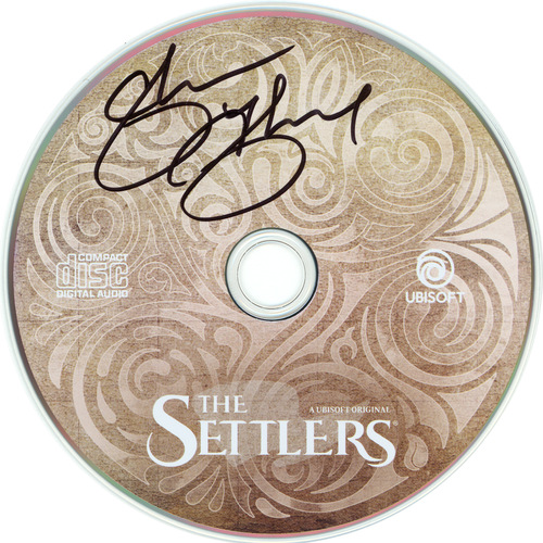 Chance Thomas The Settlers - Selected Game Soundtrack Disc (signed).jpg