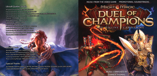Chance Thomas Might & Magic Duel Of Champions։ Music From The Video Game Booklet Front & Back.jpg