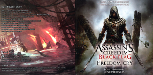 Olivier Deriviere Assassin's Creed IV: Black Flag - Freedom Cry Music from the Video Game Booklet Front & Back.jpg