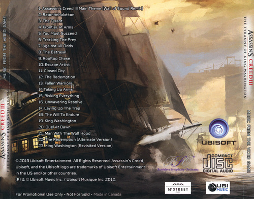 Lorne Balfe Assassin's Creed III ։ The Tyranny Of King Washington back.jpg