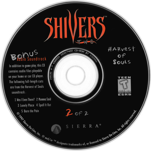Trip Cyclone Shivers Two։ Harvest of Souls Soundtrack Disc.jpg