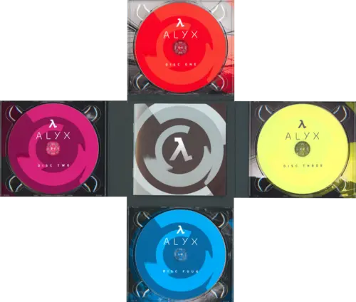 Mike Morasky Half-Life: Alyx Soundtrack Digipack Interior (with discs).webp