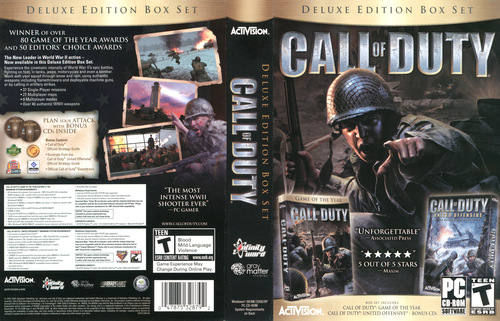 Michael Giacchino Call of Duty Official Soundtrack Jacket Front & Back.jpg
