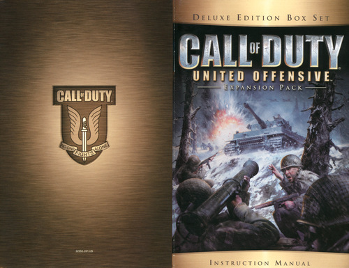 Michael Giacchino Call of Duty Official Soundtrack United Offensive Expansion Booklet Front & Back.jpg