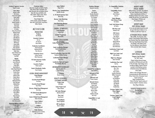 Graeme Revell Call Of Duty 2 Official Soundtrack Booklet p. 18-19 (Credits).jpg