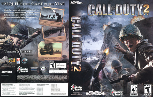 Graeme Revell Call Of Duty 2 Official Soundtrack Jacket Front & Back.jpg
