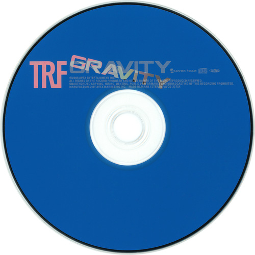TRF GRAVITY [CD+DVD] Disc CD.jpg