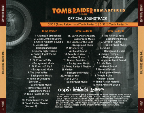 Nathan McCree Tomb Raider I II III Remastered Official Soundtrack back.jpg