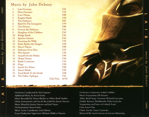 John Debney Lair The Video Game (Promo) back.jpg