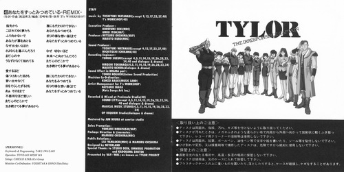 Toshiyuki Watanabe The Irresponsible Captain Tylor: From Here to Eternity Original Soundtrack Album Booklet p. 13-14.jpg