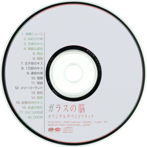 Kenji Kawai Glass no Nou Original Soundtrack Disc.jpg