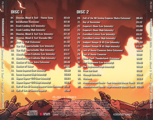 Deon Van Heerden Warhammer 40,000: Shootas, Blood & Teef Soundtrack back.jpg