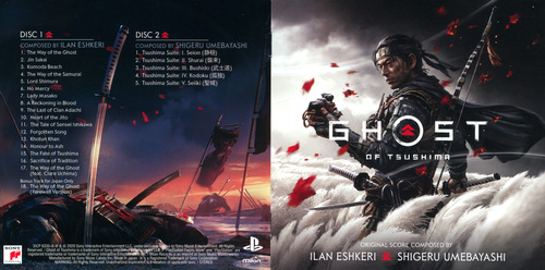 Ilan Eshkeri & Shigeru Umebayashi Ghost of Tsushima Original Soundtrack Booklet Front & Back.jpg
