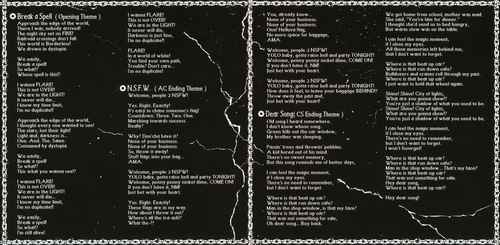 Daisuke Ishiwatari Guilty Gear Xrd Rev 2 Original Soundtrack Booklet p. 01-02.jpg