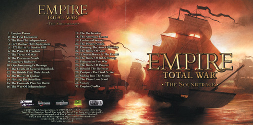 V.A. Empire: Total War •The Soundtrack• Booklet Front & Back.jpg