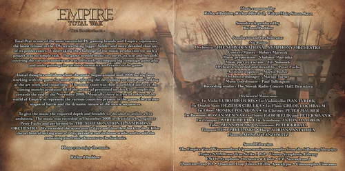 V.A. Empire: Total War •The Soundtrack• Booklet p. 01-02.jpg