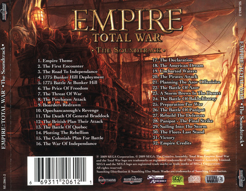 V.A. Empire: Total War •The Soundtrack• back.jpg