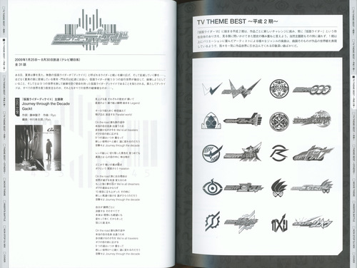 V.A. KAMEN RIDER 50th Anniversary SONG BEST BOX [Limited Edition] Booklet p. 43-44.jpg