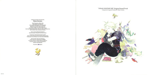 Nobuo Uematsu FINAL FANTASY VII Original Sound Track [Limited Edition] Booklet Front & Back.jpg